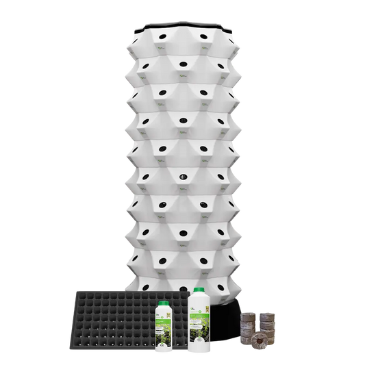 Kit HidroLand - Torre Hidropónica X10 — 80 plantas | WG-HIDRO-KIT10