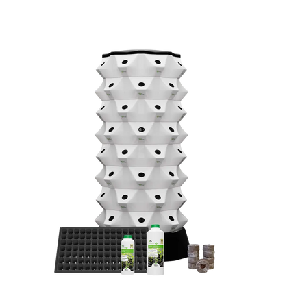 Kit HidroLand Torre Hidropónica X8 — 64 plantas | WG‑HIDRO‑KIT8