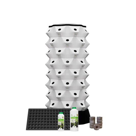 Kit HidroLand Torre Hidropónica X8 — 64 plantas | WG‑HIDRO‑KIT8