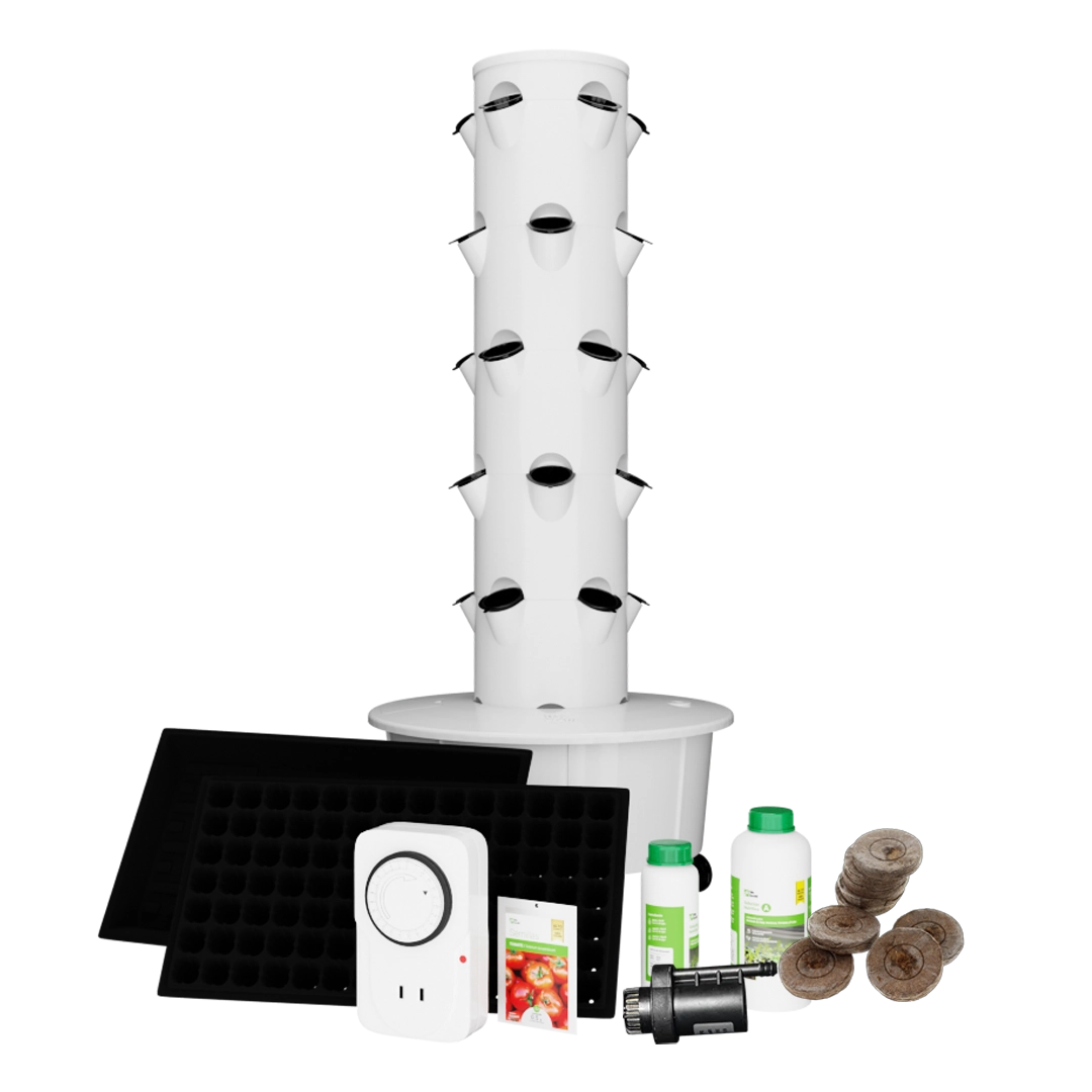 KIT Skytree - Torre Hidropónica Vertical 5 Pisos (25 plantas)